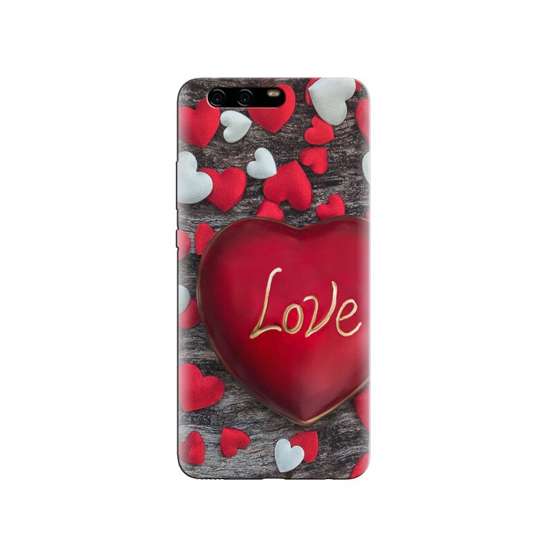 Husa Huawei P10 Valentine Red And White Heart