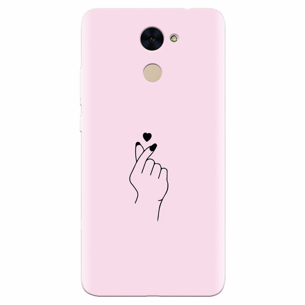 Husa silicon pentru Huawei Enjoy 7 Plus, Simple Love