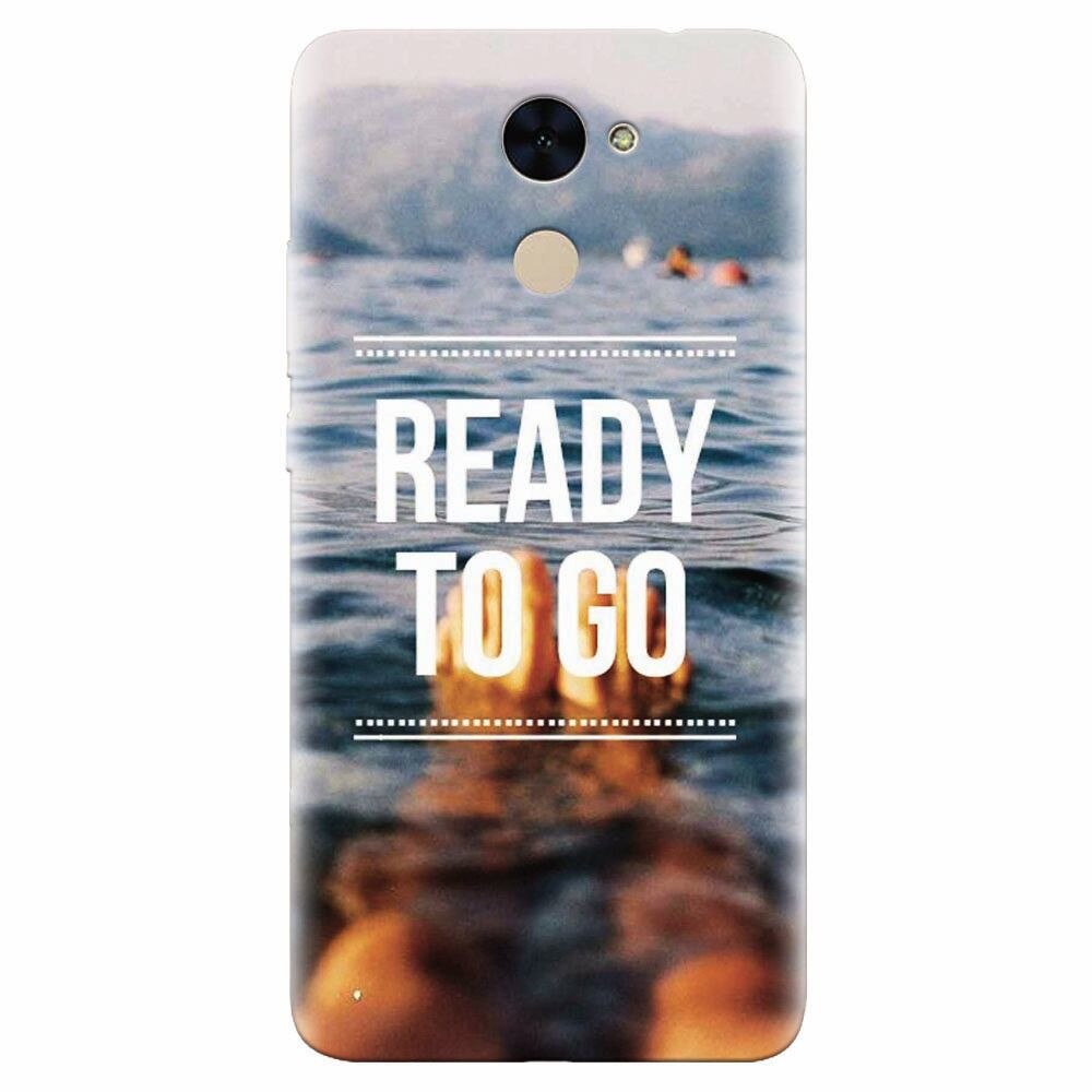 Husa silicon pentru Huawei Enjoy 7 Plus, Ready To Go Swimming