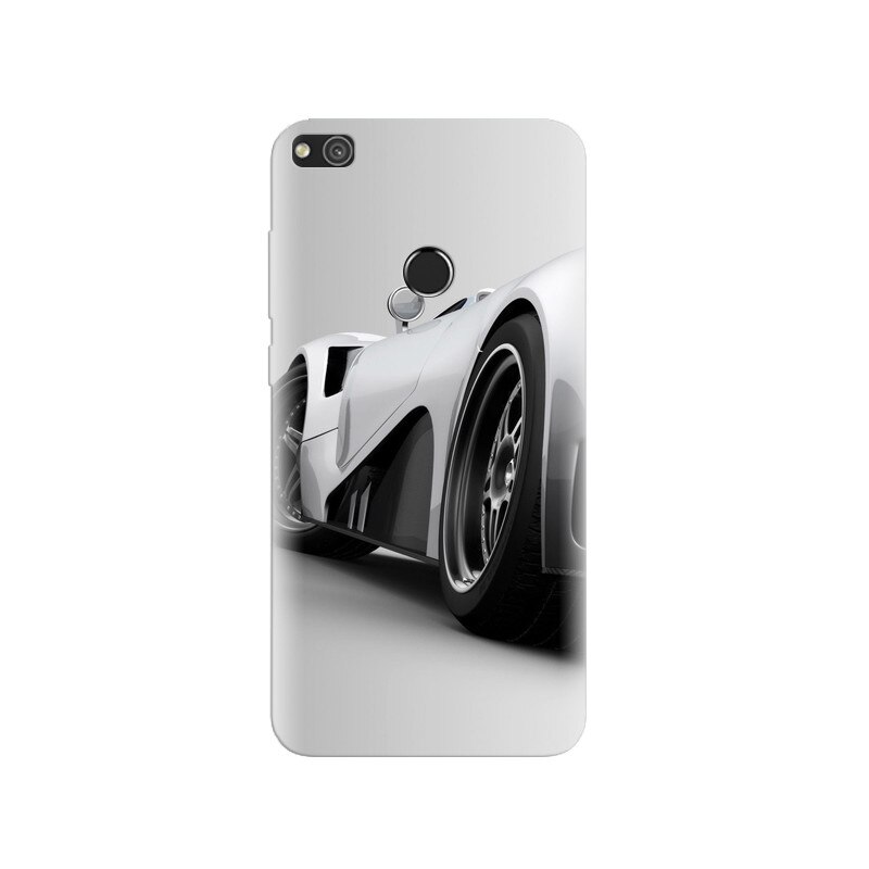 Husa Huawei P8 Lite 2017 Black And White Super Sport Car