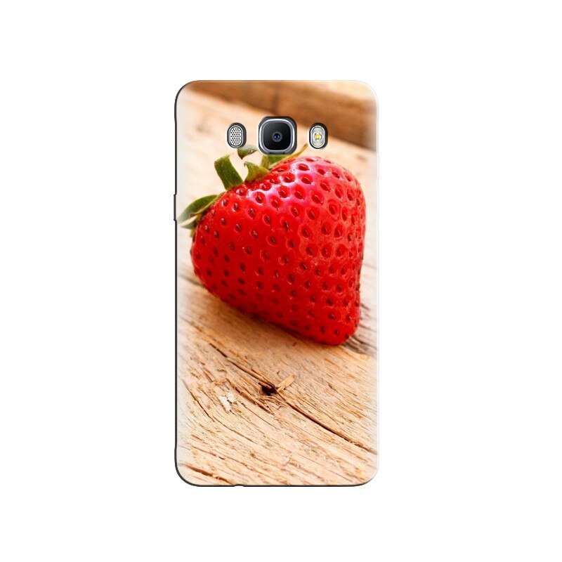 Husa Samsung J5 2016 Strawberry Close Up Wood
