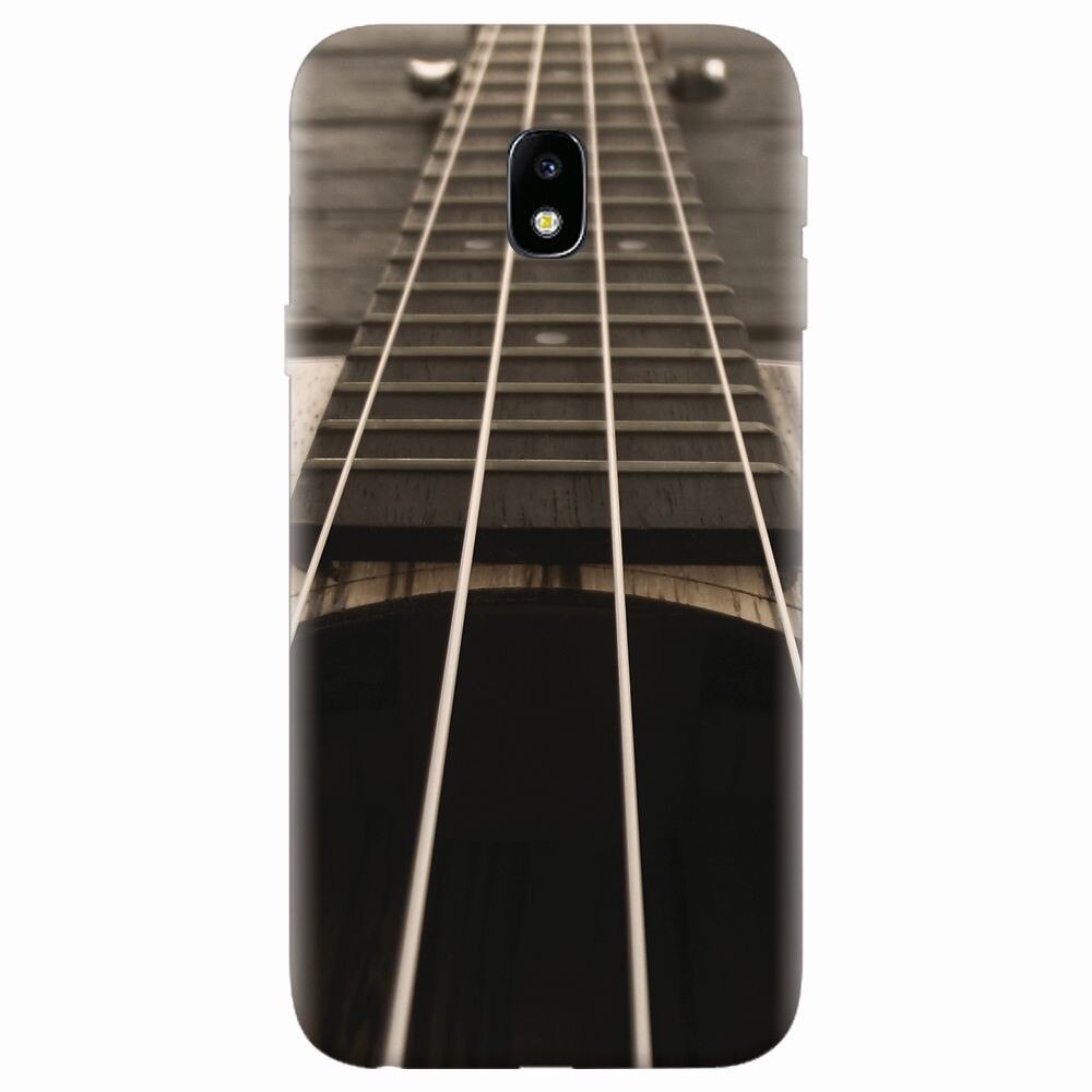 Husa silicon pentru Samsung Galaxy J7 Pro 2017, Bass Guitar