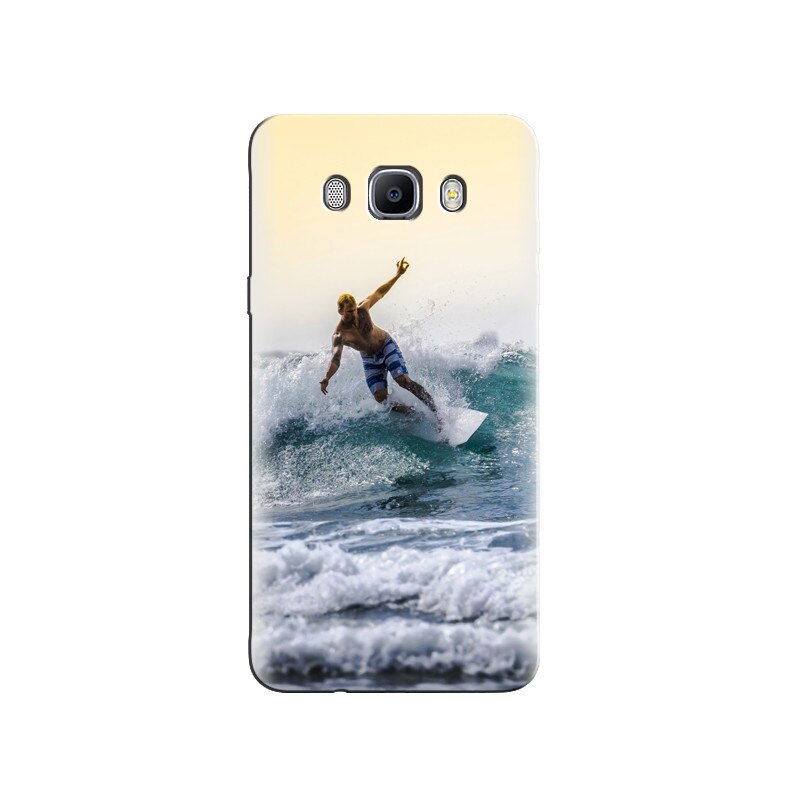 Husa Samsung J5 2016 Surfer Surfboard Sea Waves Horizon