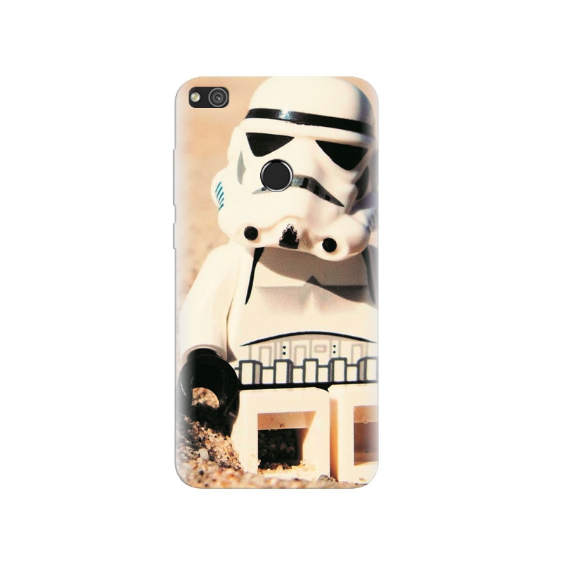 Husa Huawei P8 Lite 2017 Robot At Desert High Resolutions