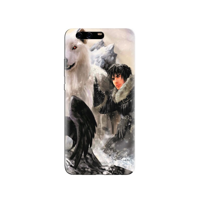 Husa Huawei P10 Wolf Man Snow Fall Storm Fantasy