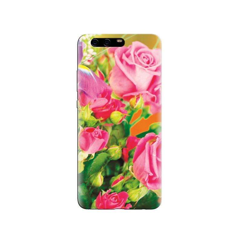 Husa Huawei P10 Spring Bouquet Roses High Resolution
