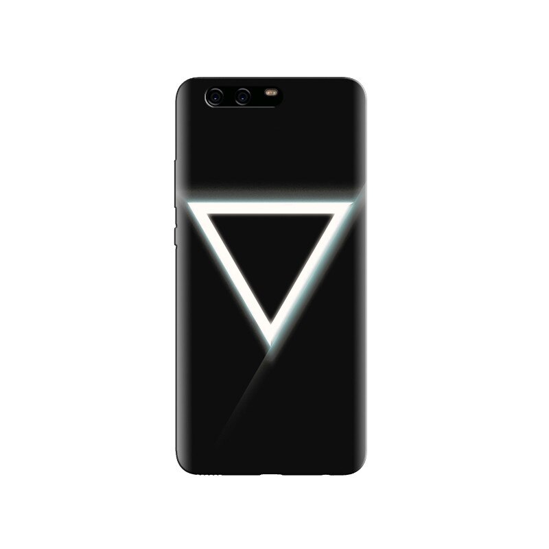 Husa Huawei P10 White Triangle With Black Background