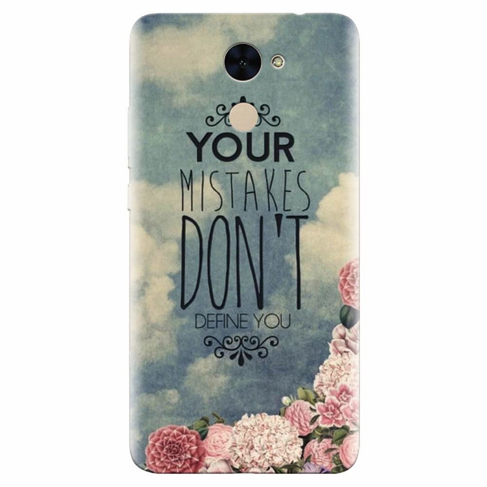 Husa silicon pentru Huawei Y7 Prime 2017, Your Mistakes Dont Define You