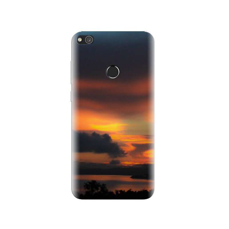 Husa Huawei P8 Lite 2017 Red Sunset Over Lake