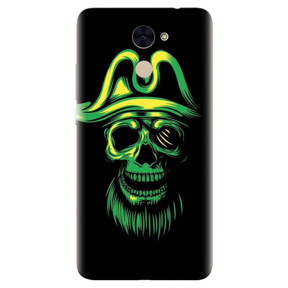 Husa silicon pentru Huawei Nova Lite Plus, Pirate Skull