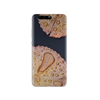 Husa Huawei P10 Stock Smartphone Autumn Leaves Dew Drops Husa Huawei P10 Stock Smartphone Autumn Leaves Dew Drops