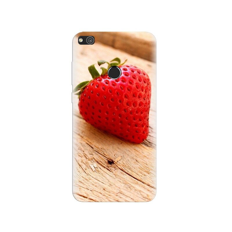 Husa Huawei P8 Lite 2017 Strawberry Close Up Wood