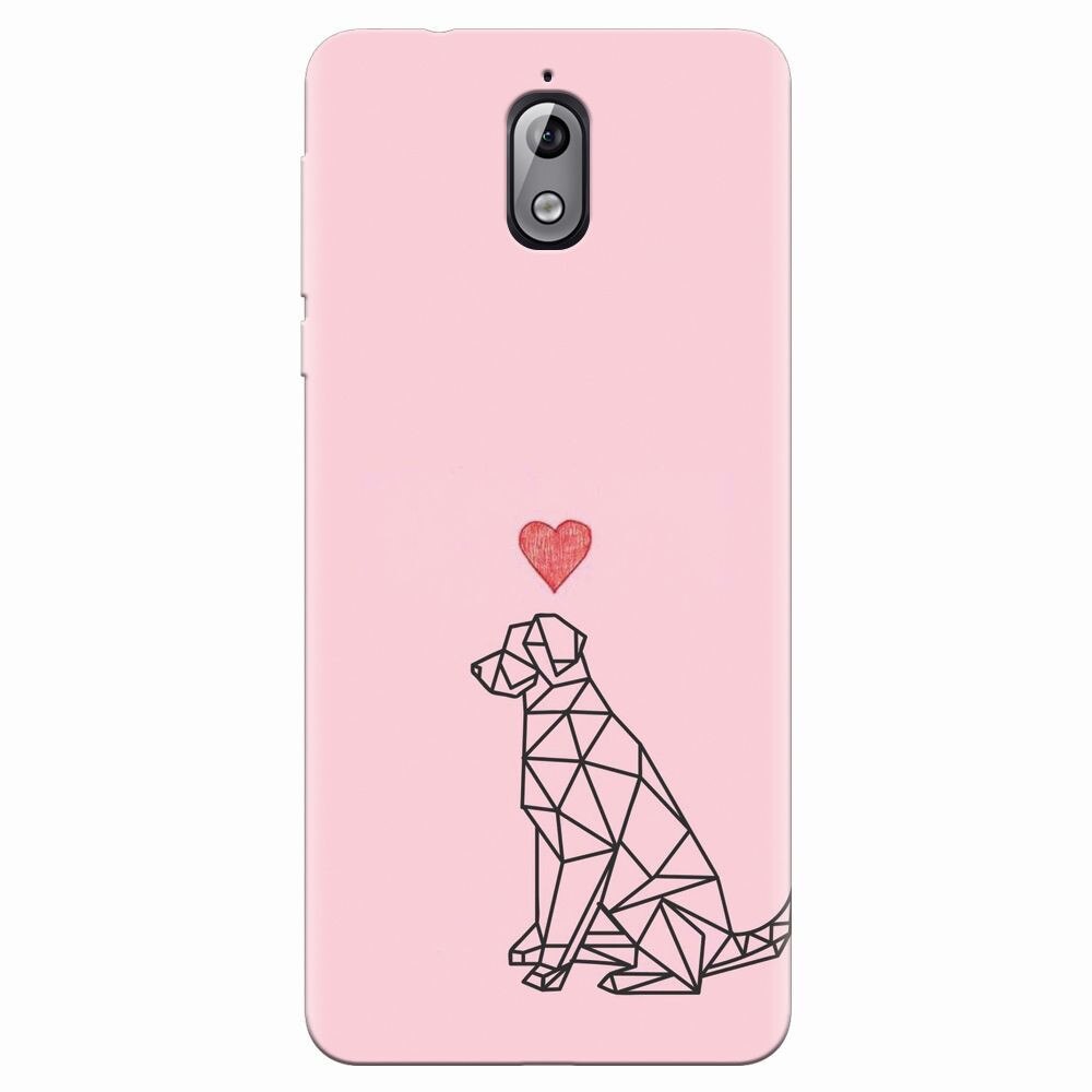 Husa silicon pentru Nokia 3.1, Love Dog