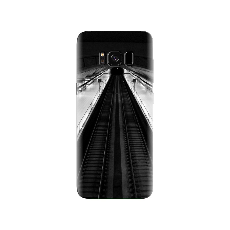 Husa Samsung S8 Plus Madrid Subway Black And White Top View