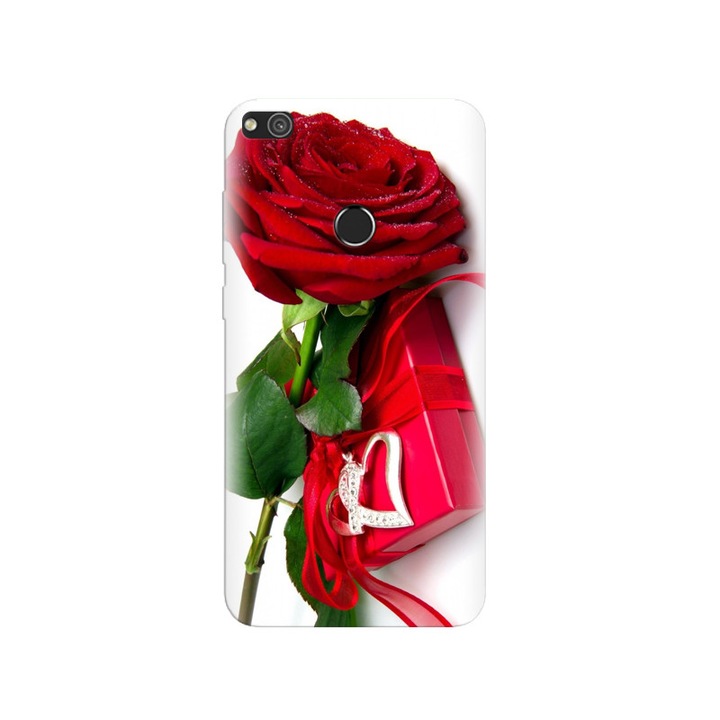 Husa Huawei P8 Lite 2017 Red Rose 002