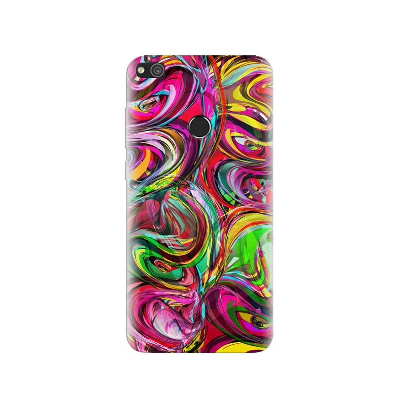 Husa Huawei P8 Lite 2017 Colorful Swirls Water Colors