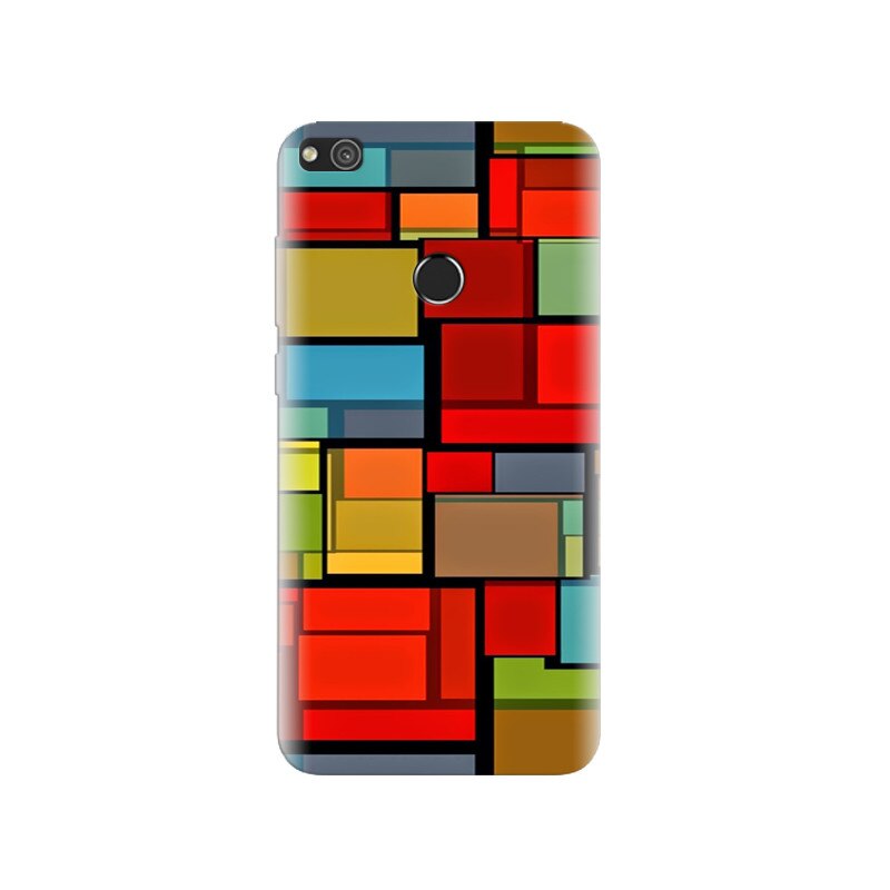 Husa Huawei P8 Lite 2017 Colorful Squares