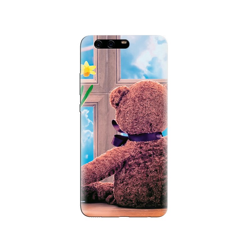 Husa Huawei P10 Teddy Bear With Bouquet