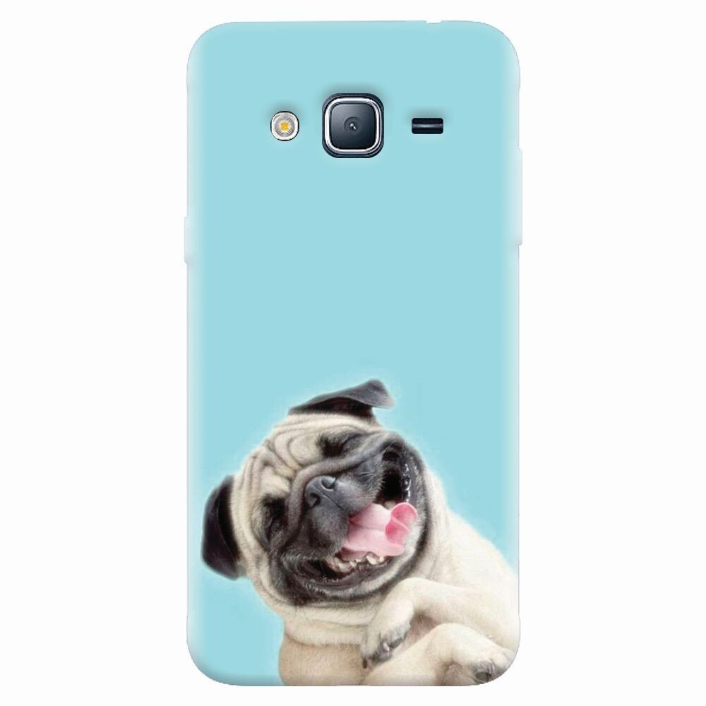 Husa silicon pentru Samsung Galaxy J7 2015, Happy Dog