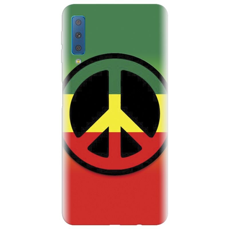 Husa silicon pentru Samsung Galaxy A7 2018, Peace
