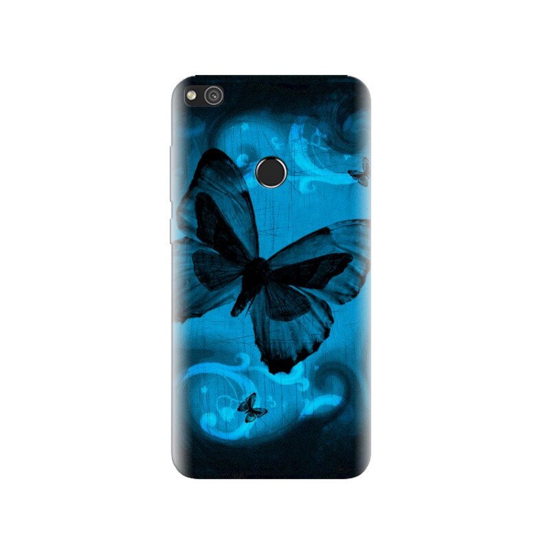 Husa Huawei P8 Lite 2017 Blue Butterfly 004