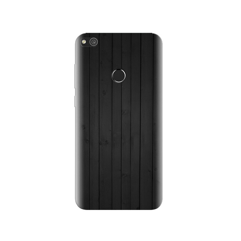 Husa Huawei P8 Lite 2017 Black Wood Texture