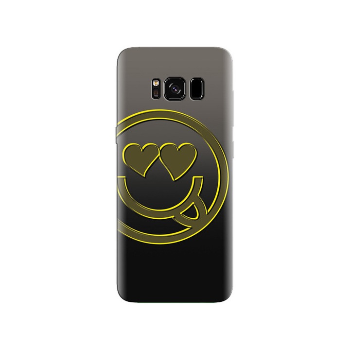 Husa din silicon compatibila cu Samsung Galaxy S8 - model Love Smile