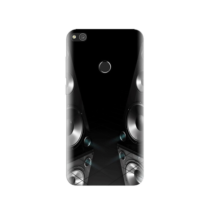 Husa Huawei P8 Lite 2017 Black Speakers 3d