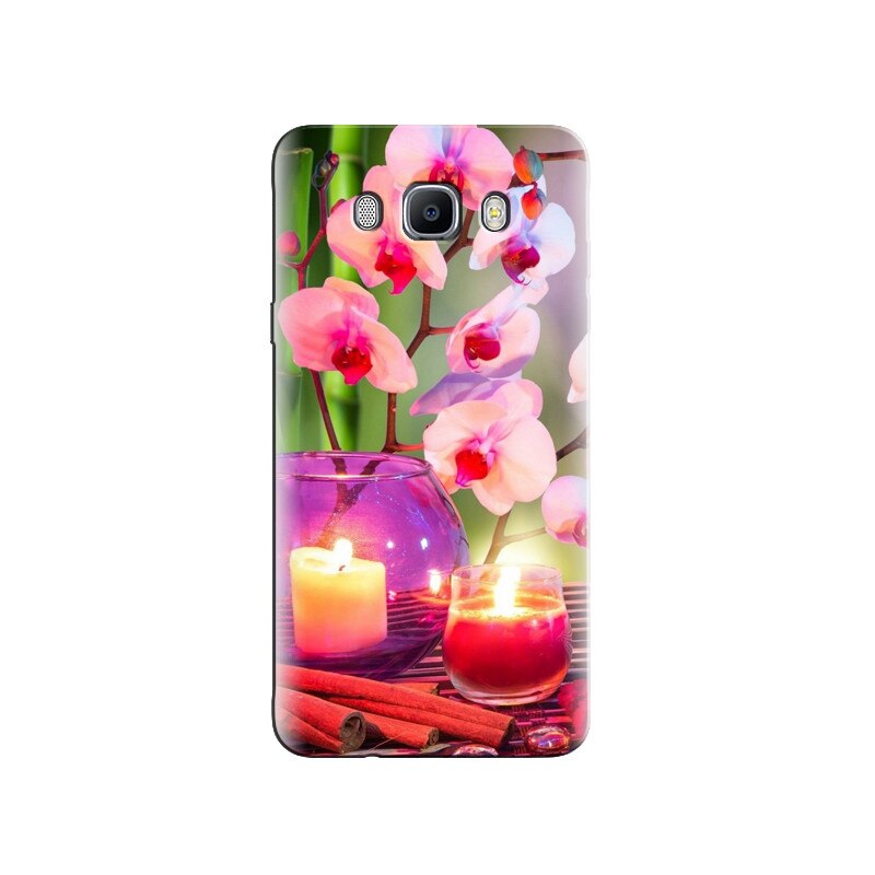 Husa Samsung J5 2016 White Flower Phone 002