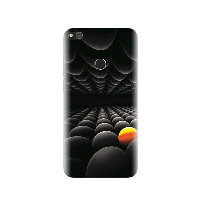Husa Huawei P8 Lite 2017 Super Black And Yellow Ball Hd Background