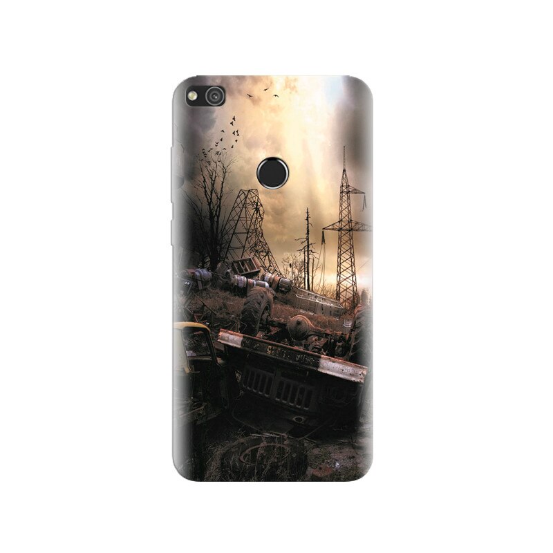 Husa Huawei P8 Lite 2017 Breathtaking Post Apocalypse Artwork