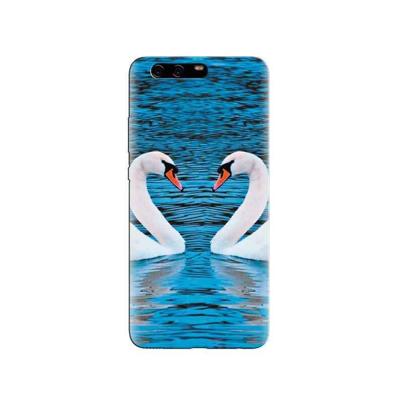 Husa Huawei P10 PLUS Two Very Beautiful Swan High Resolution Pics