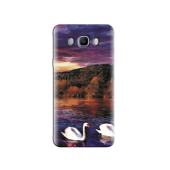 Husa Samsung J5 2016 White Beautiful Duck Couple Swim In Pond Husa Samsung J5 2016 White Beautiful Duck Couple Swim In Pond