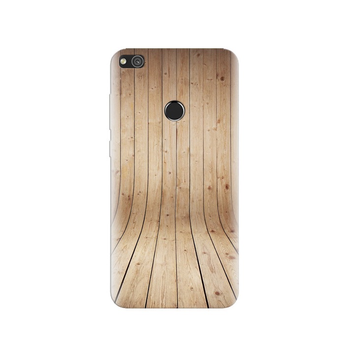Husa Huawei P8 Lite 2017 Curved Wood
