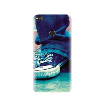 Husa Huawei P8 Lite 2017 Blue Shoes Husa Huawei P8 Lite 2017 Blue Shoes