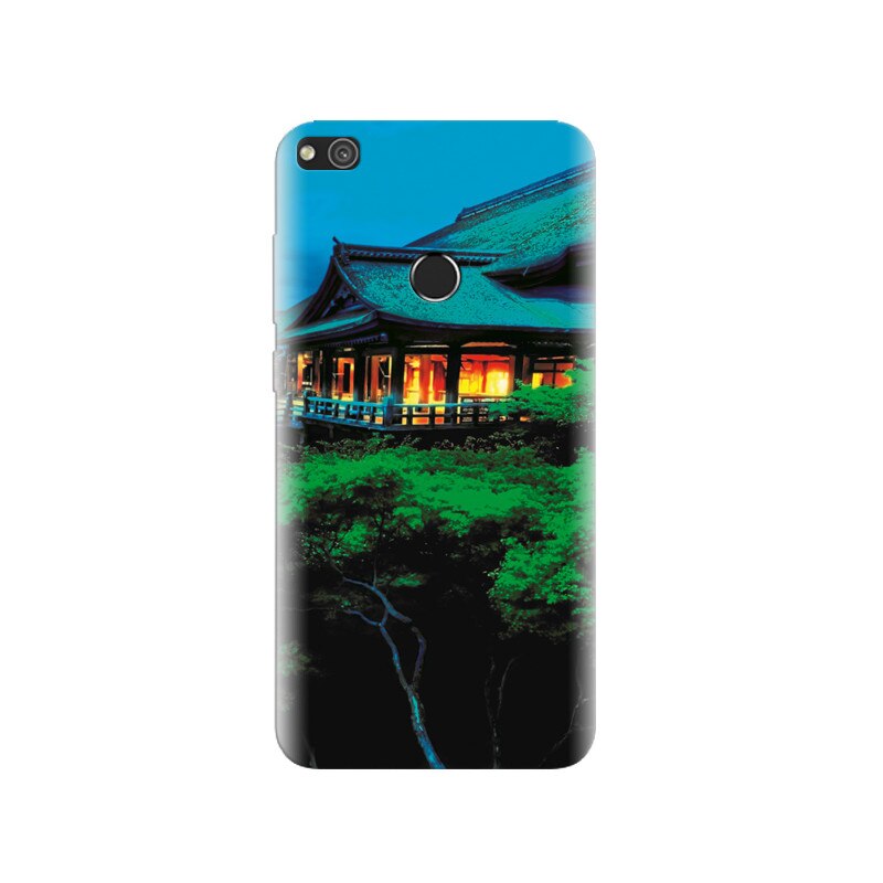 Husa Huawei P8 Lite 2017 Temple Over Green Trees