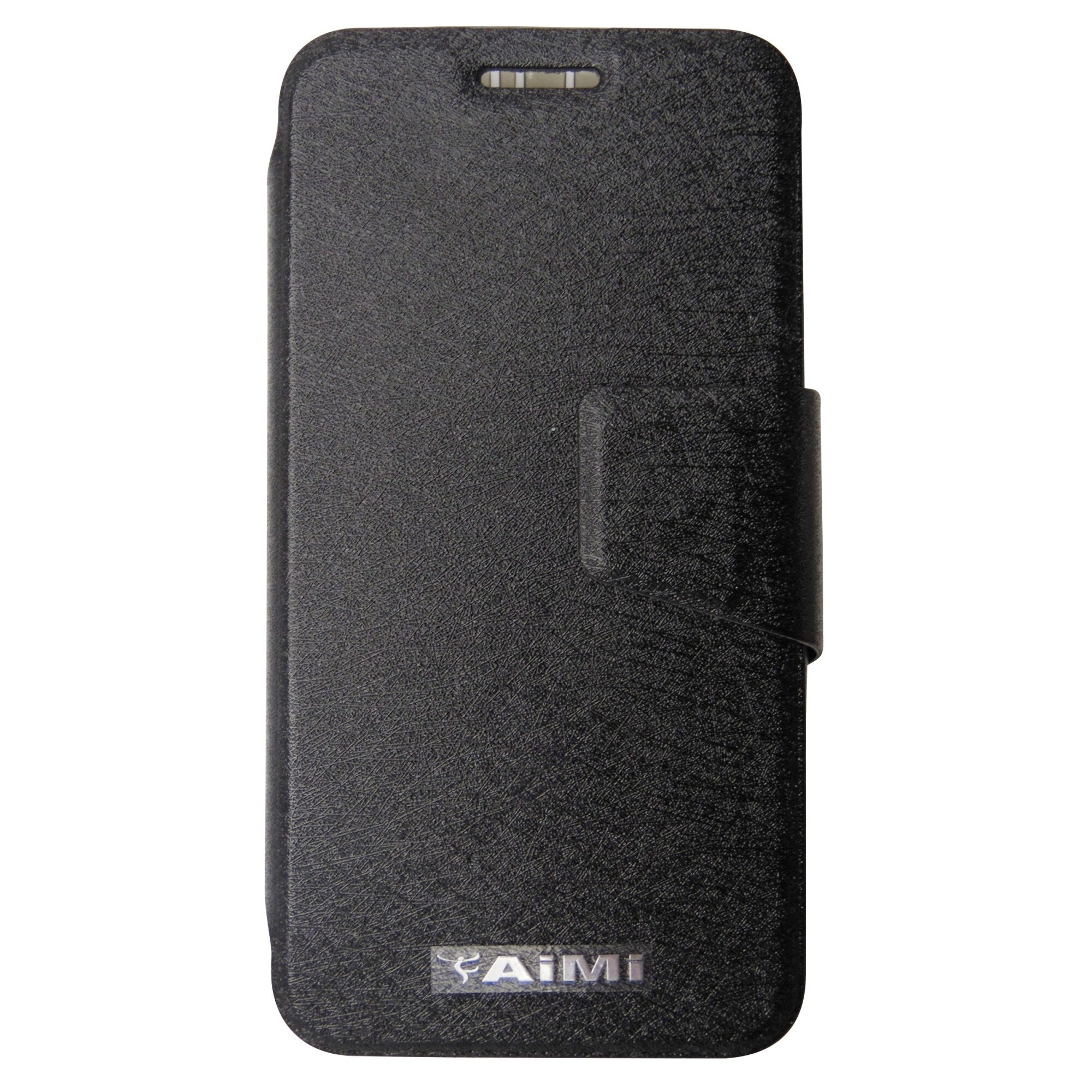 Husa tip carte cu stand neagra AIMI pentru Huawei Ascend Y511