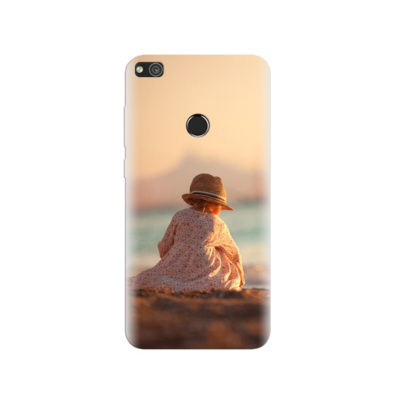 Husa Huawei P8 Lite 2017 Hat Girl At Sunset Beach