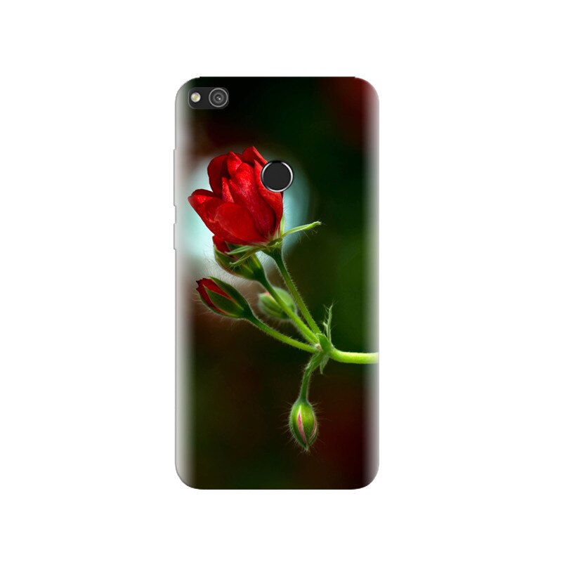 Husa Huawei P8 Lite 2017 Twig Geranium Red Flower Buds