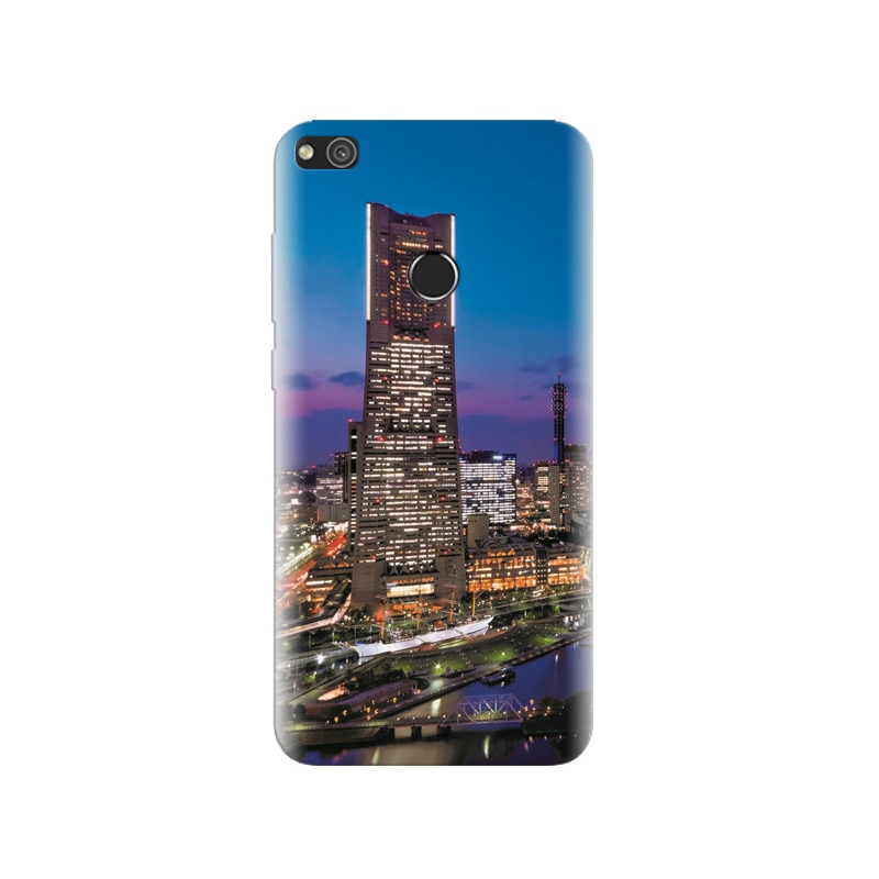 Husa Huawei P8 Lite 2017 Tokyo City Building Nice Views Hd