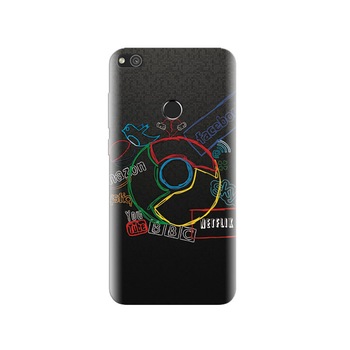 Husa Huawei P8 Lite 2017 Chrome And Social Networks Husa Huawei P8 Lite 2017 Chrome And Social Networks