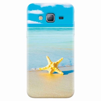 Husa silicon pentru Samsung Galaxy J5 2015, Starfish Beach Husa silicon pentru Samsung Galaxy J5 2015, Starfish Beach