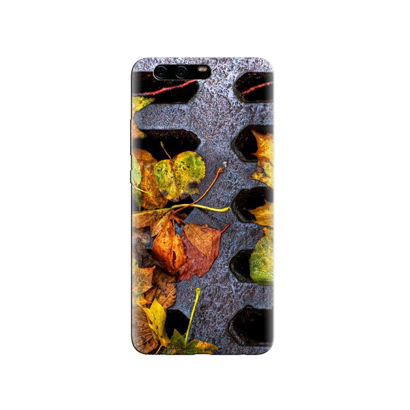 Husa Huawei P10 PLUS Urban Sewer Autumn Fallen Leaves