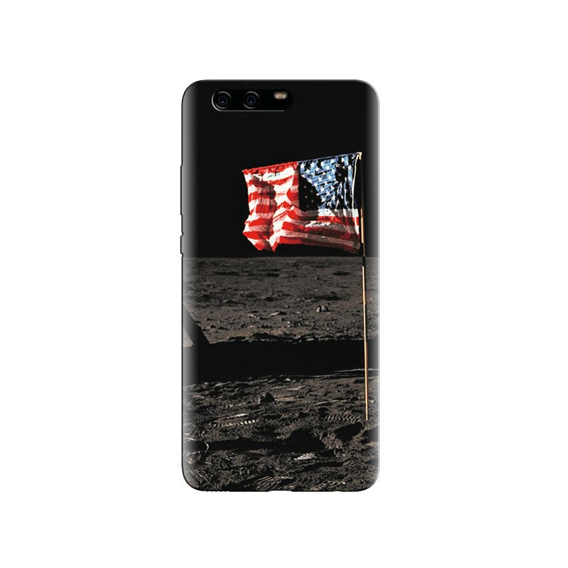 Husa Huawei P10 PLUS USA National Flag On Moon
