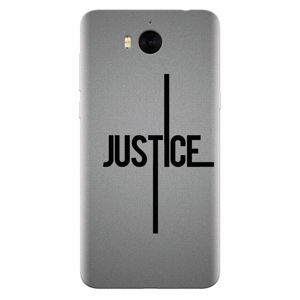 Husa silicon pentru Huawei Y5 2017, Amir Justice Minimalistic Nubheebuccus Text