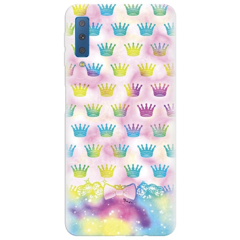 Husa silicon pentru Samsung Galaxy A7 2018, Girly Plus