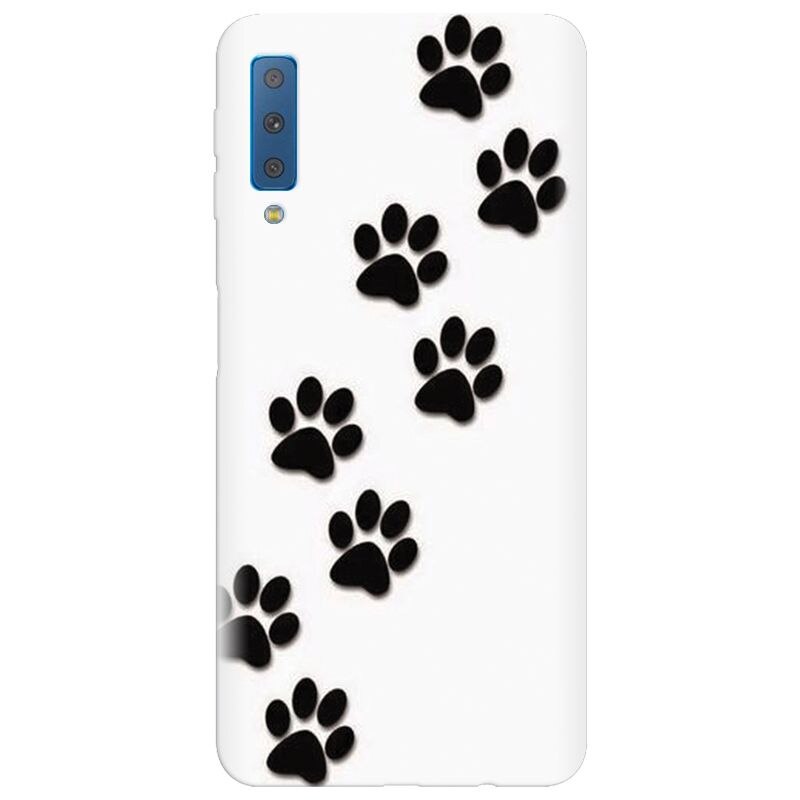 Husa silicon pentru Samsung Galaxy A7 2018, Dog Mark