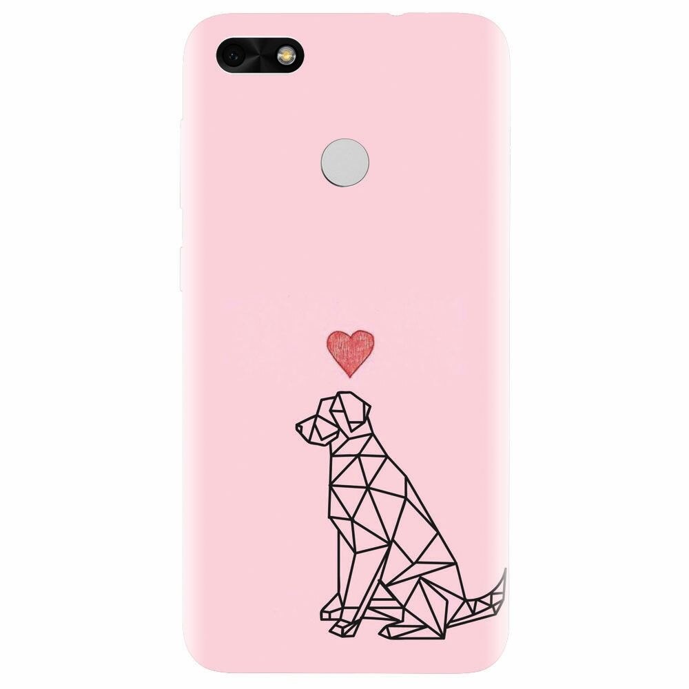 Husa silicon pentru Huawei Y6 Pro 2017, Love Dog