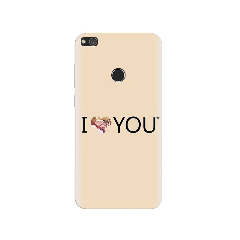 Husa Huawei P8 Lite 2017 I Love You Typography Pink Heart