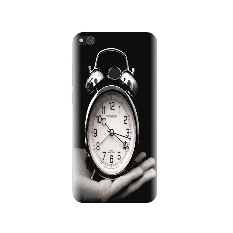 Husa Huawei P8 Lite 2017 Black And White Clock
